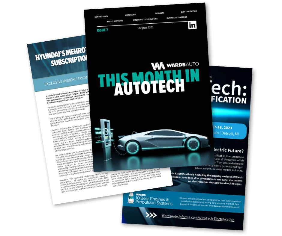 This Month in AutoTech Pages