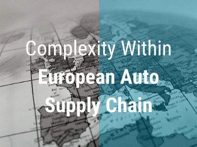 Complexity Within European Auto Supply Chain